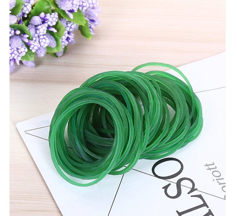 Hamosky Rubber Band Paper Bills Dollars Money Elastic Stretchable Bands 500Pcsï¼ŒSize 38mm /1.49 Inches (Green) - Image 2